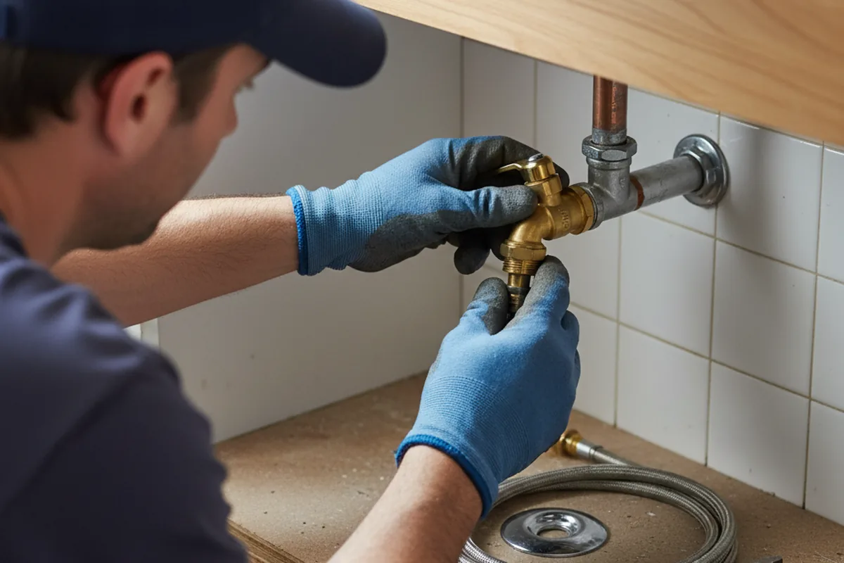Shutoff valve and fitting work during Emergency Plumbing in Monument Beach
